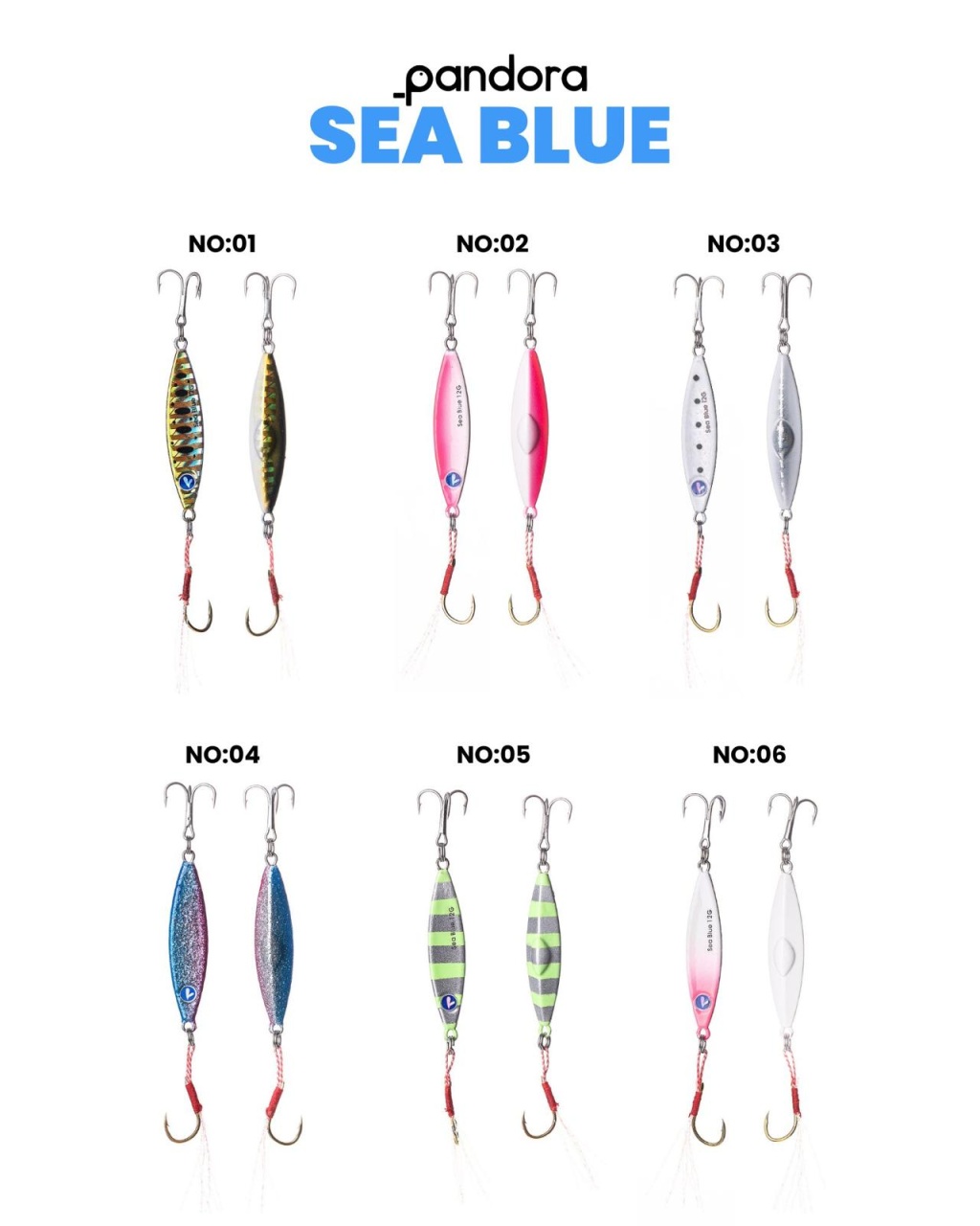 Pandora Sea Blue Jig 20 GR