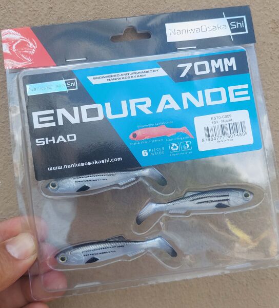 NANIWAOSAKASHI ENDURANDE SHAD 70MM C059 SİLİKON YEM - Görsel 2
