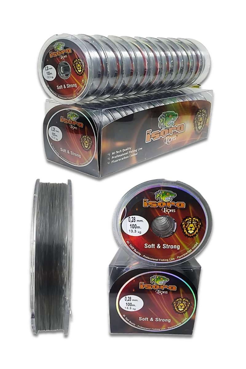 İsora Lions Fluorocarbon Misina 100mt