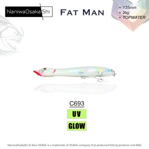 NANIWAOSAKASHI FAT MAN 135MM 26GR TOPWATER C693 SAHTE BALIK