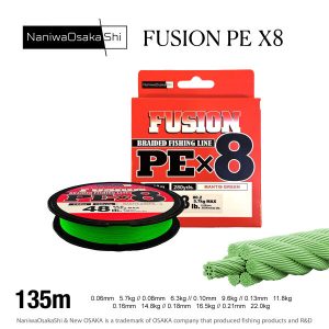 NANIWAOSAKASHI FUSION 8X 135MT İPEK İP
