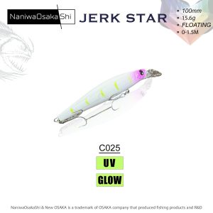 NANIWAOSAKASHI JERKSTAR 100MM 15.6G COLOR:C025 SAHTE BALIK
