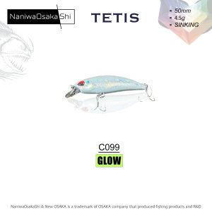 NANIWAOSAKASHI TETIS[50MM 4,5G ]-[70MM 9.6G] SINKING C099 SAHTE BALIK