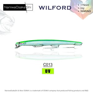 NANIWAOSAKASHI WILFORD 175MM 32G SINKING C013 SAHTE BALIK (Kopya)