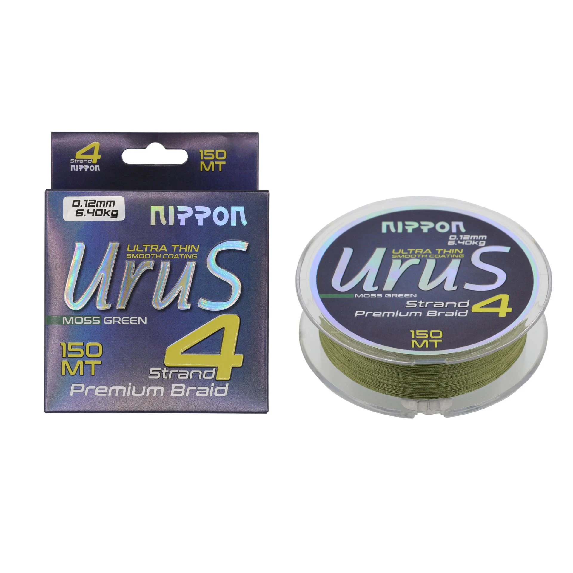 Nippon Urus 4X Braid 150 MT Moss Green - Görsel 2