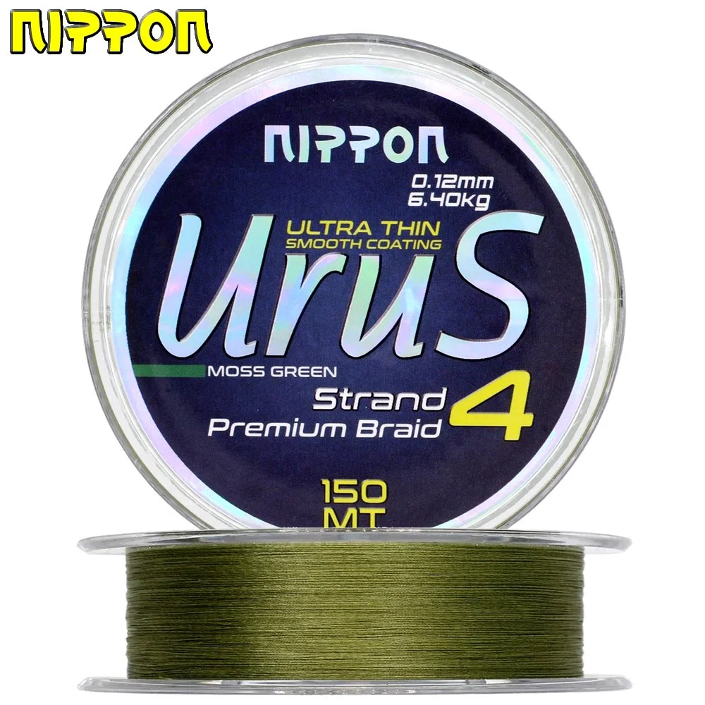 Nippon Urus 4X Braid 150 MT Moss Green