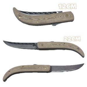 SİRİUS KNİFE 12CM-22CM AHŞAP SAP ÇAKI