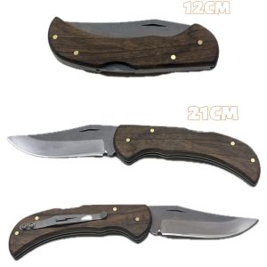 SİRİUS KNİFE 12CM-21CM AHŞAP SAP ÇAKI
