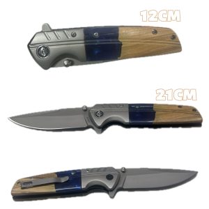 Yaylı,AHŞAP ve Kilitli Epoksi Kabzalı Çakı SİRİUS