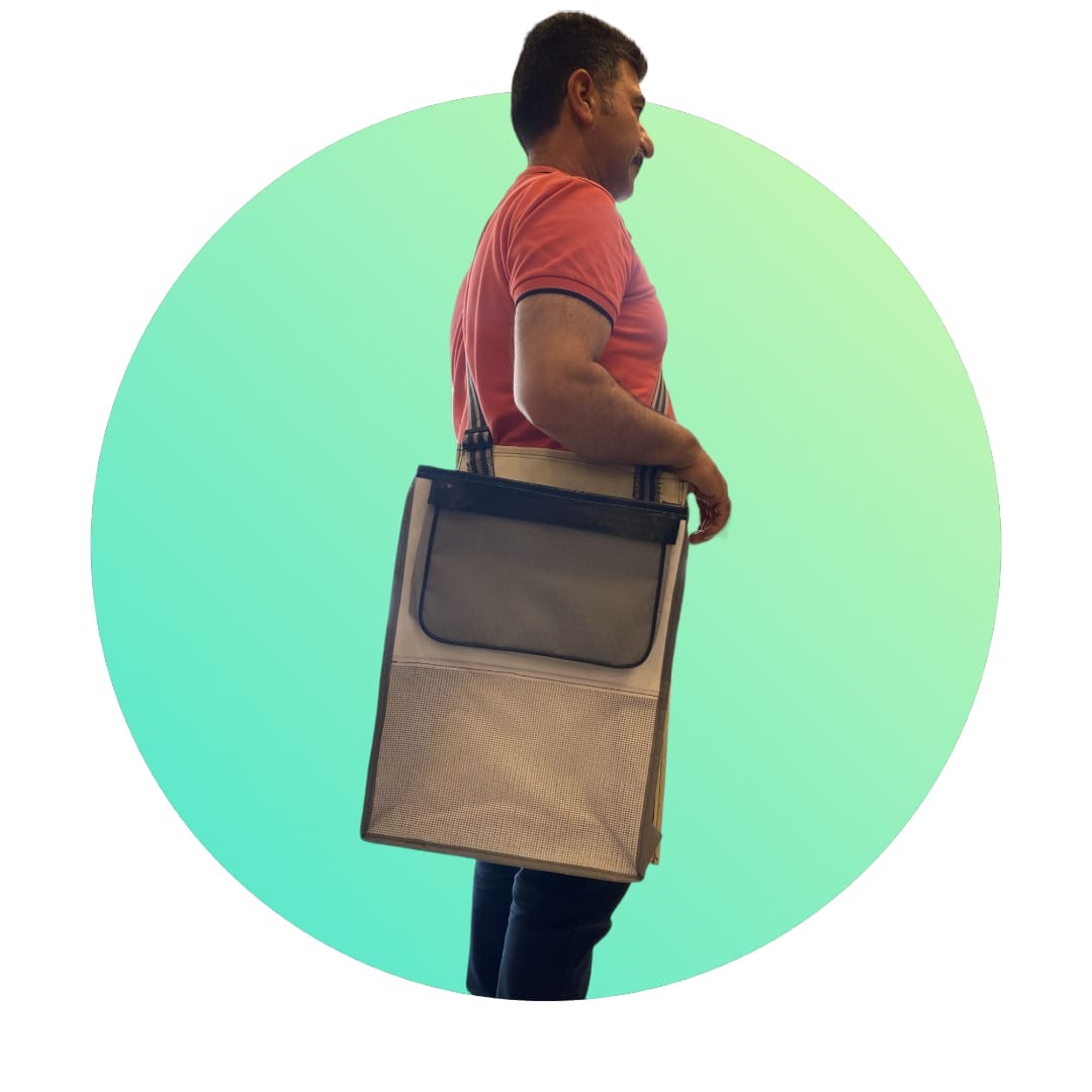 BALIK KOYMA CANTASI OMUZ ASKILI - Görsel 3