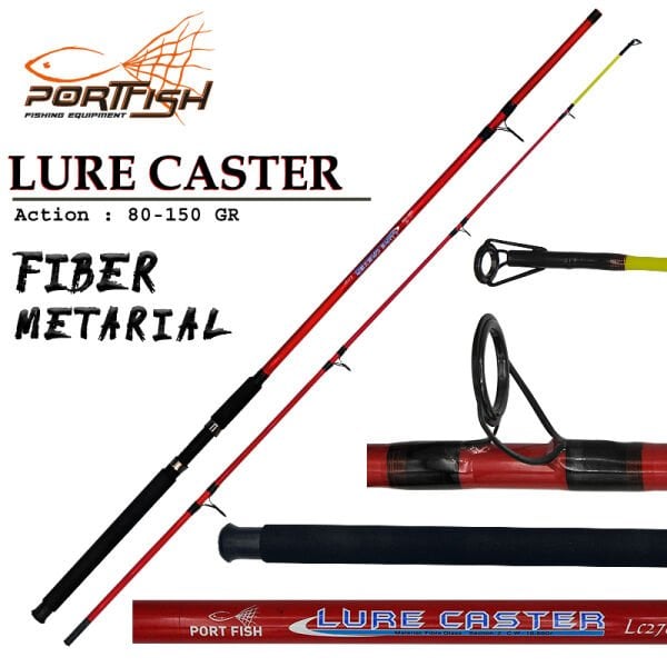 Portfish Lure Caster 270 cm Fiber Olta Kamışı 2 Parça
