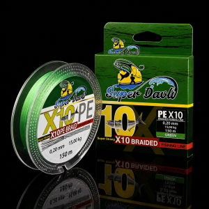 SÜPER DAVLİ 10X PE BRAIDED 0,20MM -150 MT TEST : 15KĞ