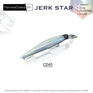 NANIWAOSAKASHI JERKSTAR 100MM 15.6G COLOR:C045 SAHTE BALIK