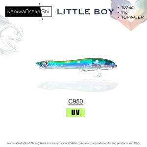 NANIWAOSAKASHI LITTLE BOY 100MM 11GR TOPWATER C:950