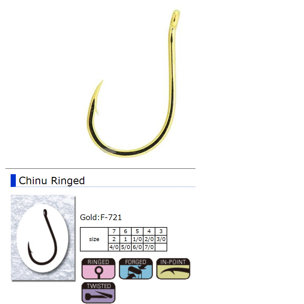 Sasame F-721 Chinu Ringed İğne (Gold) - Görsel 3