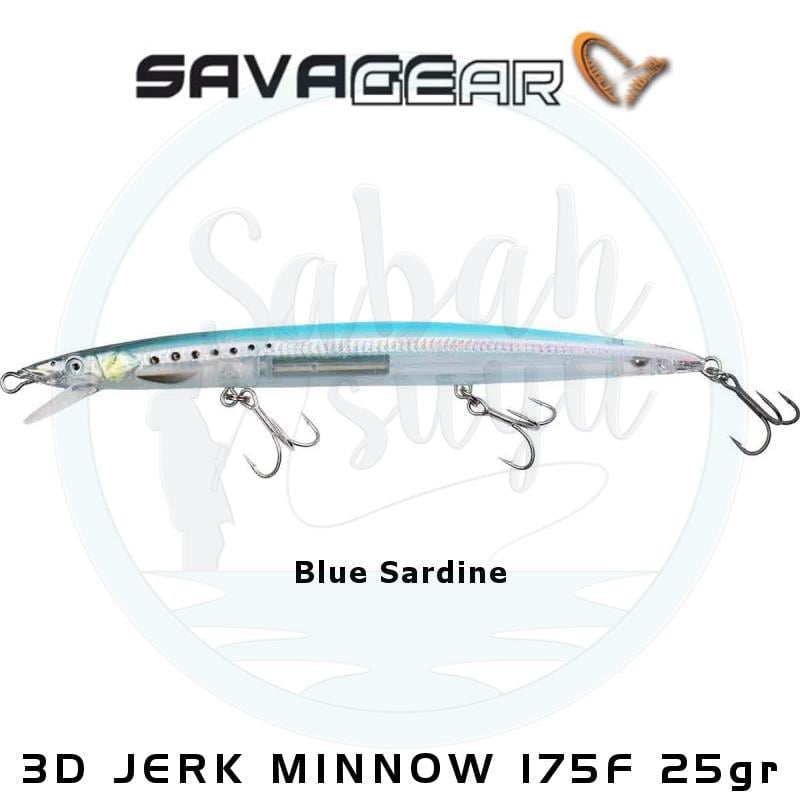 Savage gear Jerk Minnow 175 mm 25 gr Floatıng Sahte Balık (BLUE SARDİNE) - Görsel 2