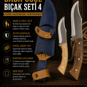 Baba Oğul Bıçak Seti 4