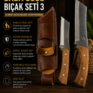 Baba Oğul Bıçak Seti 3