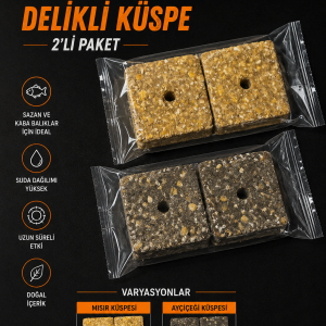 SAZAN YEMİ / DELİKLİ KÜSPE (2'li paket)